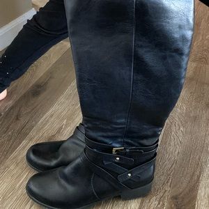 Natural soul Black riding boots